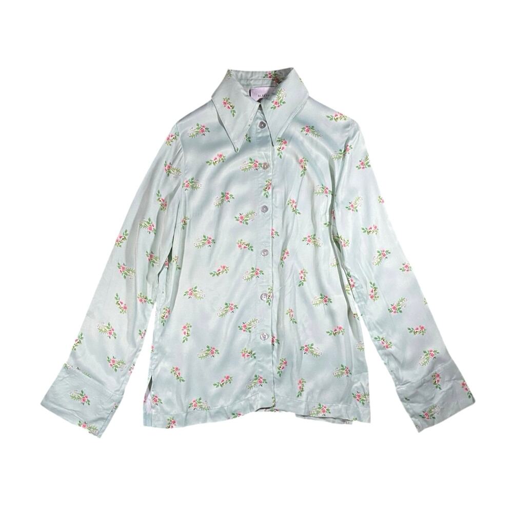 SLEEPER Blossom Printed Viscose Shirt - XS